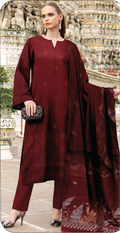 BANA DORA LAWN DAMAN BORING WITH JACQUARD SHAWL