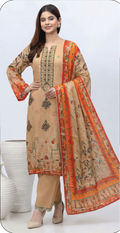 BANA DORA DOUBLE HEAD WITH VOILE DUPATTA 6