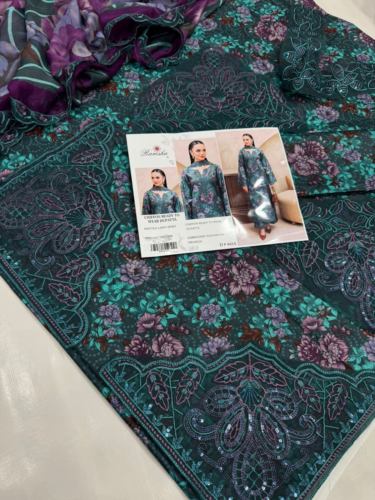 3 piece lawn suit